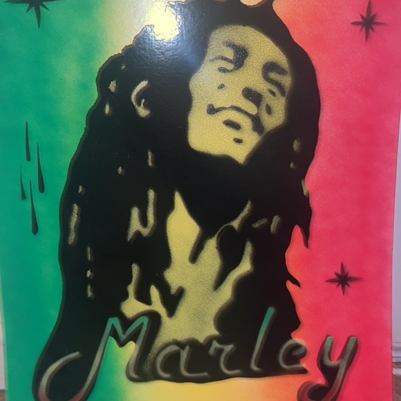 Bob Marley spray paint art by local artist in SF 🖼️ - Picture 2 of 3